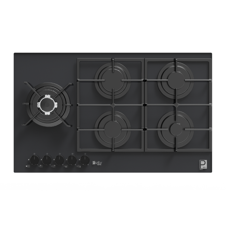 مسطح بلت ان/5عين غاز. من بيورتى HPT912G – Gas Hob 5 Eyes Heavy Duty Grids.