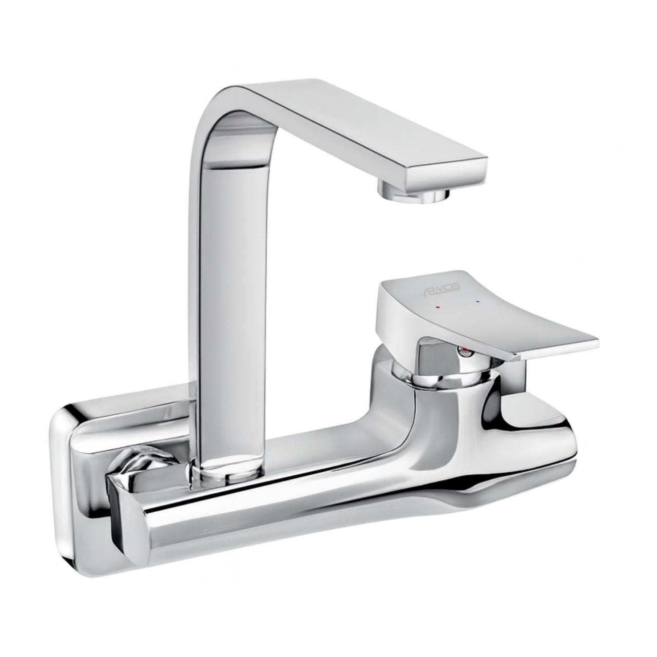 خلاط مطبخ حائطى من أرموس تركى موديل TURQUOISE لون نيكل