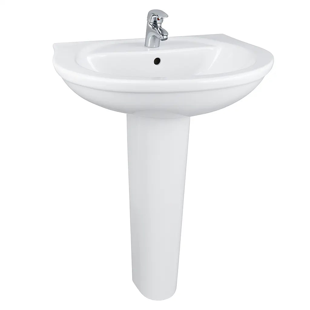 حوض سان ريمو E7480 مقاس 70 سم بالعامود الطويل من أيديال ستاندرد