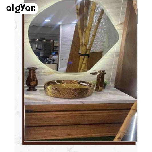 وحدة حمام موبليا سمايل باروك فاتح ٨٠ سم
