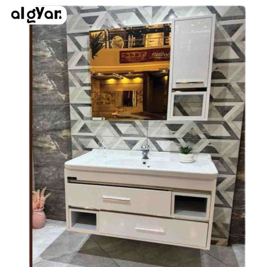 وحدة حمام موبليا ابيض ٨٥سم من بلاك هورس