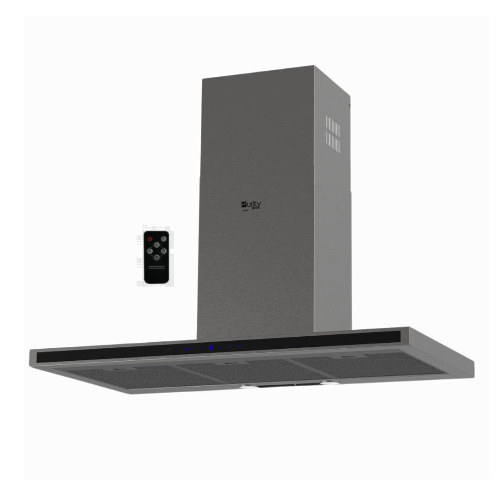 شفاط مطبخ بيورتى TSD DARK INOX PRO PLUS 90 سم