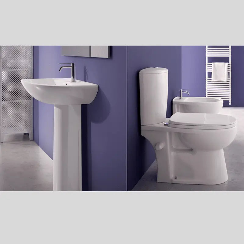 طقم حمام دريم كومبنيشن كامل بالخزان والسديلى العادي و حوض 65 سم بالعامود الطويل من كليوباترا
