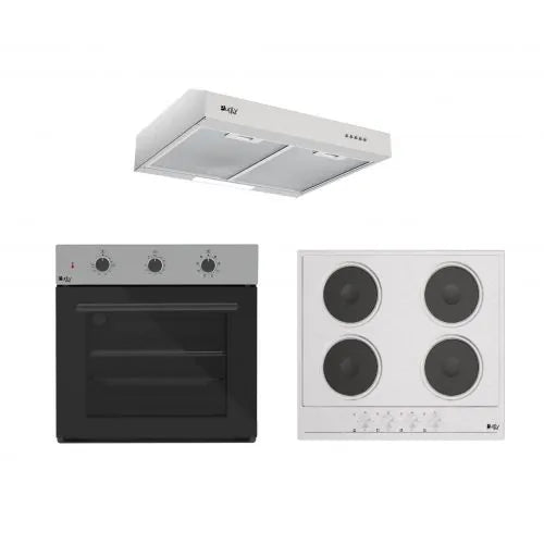 بيورتي فرن كهرباء بيلت ان 60 سم , مسطح كهرباء 60 سم, شفاط 60 سم بقوة 450 م3/ساعة KPT606EEX