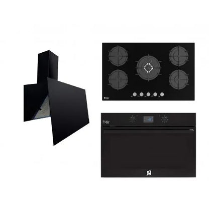 بيوريتي مسطح غاز بلت ان 90 سم , فرن غاز 90 سم , شفاط 90 سم بقوة 1000 م3/ساعة HPT911G