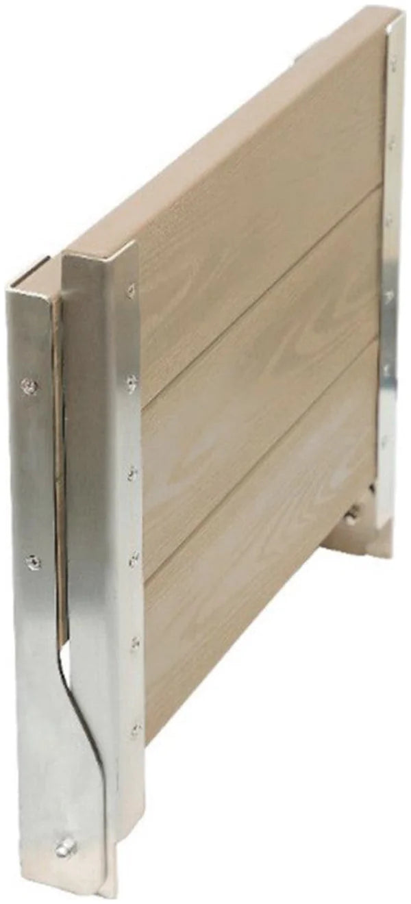 كرسي شاور بيورا كومفورت بظهر SS CT P 20 اللون تيرا قابل للطي كومباكت HPL مقاس 30 × 40 سم