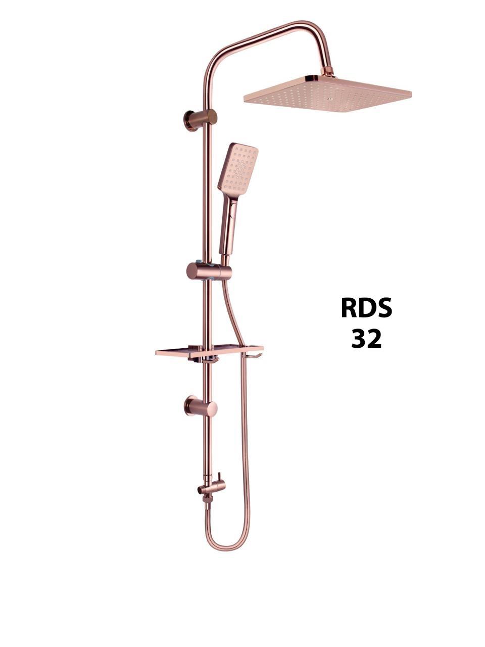 مسطرة دش 2×1 مستطيل روز جولد بالكامل مثبات معدن ليات حرارى صبانة رف كبير كود RDS32 من أرموس تركى