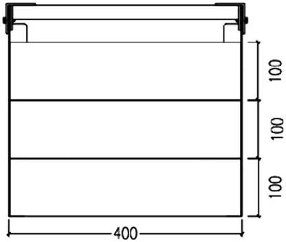 كرسي شاور بيورا كومفورت بظهر SS CL P 20 اللون لايت جراي قابل للطي كومباكت HPL مقاس 30 × 40 سم