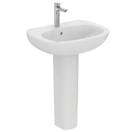 حوض تيسى أبيض بيضاوى 65*50سم ايديال ستاندرد