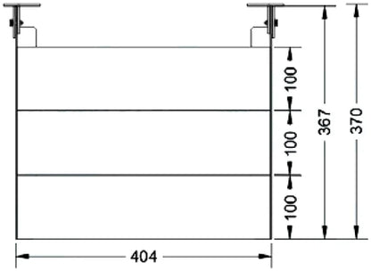 كرسي شاور بيورا بدون ظهر ميوز SS MT P 20 اللون تيرا قابل للطي كومباكت HPL مقاس 30 × 40 سم